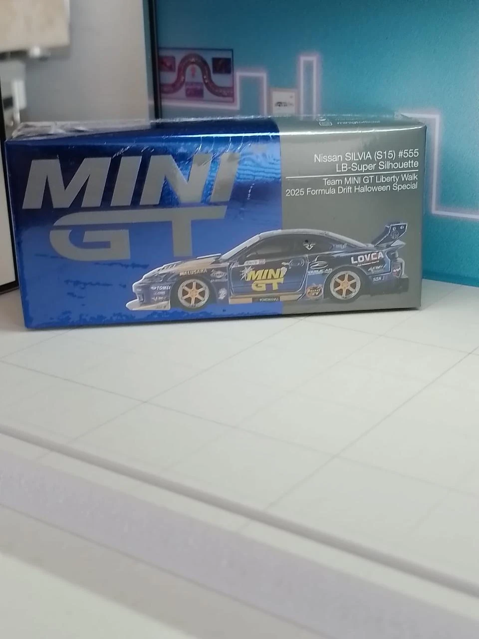 Mini GT 1/64 MGT1185 Nissan Silvia (S15) #555 LB-Super Silhouette Halloween